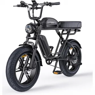 Bicicleta electrica Engwe M1, 20'', 250W, 2 baterii 48V, 13Ah si 15,6Ah, 169.8x72x113.5cm, negru