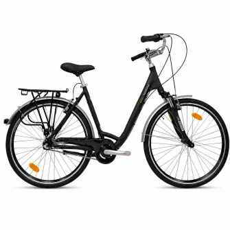 Bicicleta oras Kieler 1252 28 inch Cadru aluminiu 7 viteze Frane V-Brake Marime L Culoare negru