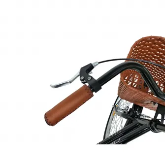Bicicleta pentru oras DHS Citadinne 2812, roata 28 inch, frana V-Brake fata / Torpedo spate, cos fata, portbagaj, aparatori noroi, negru