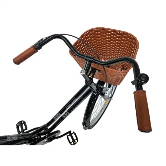 Bicicleta pentru oras DHS Citadinne 2812, roata 28 inch, frana V-Brake fata / Torpedo spate, cos fata, portbagaj, aparatori noroi, negru