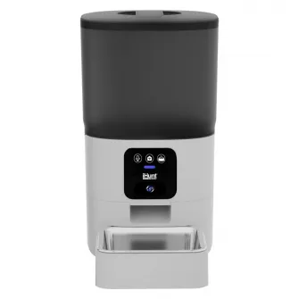 Hranitor automat pentru animale de companie iHunt Smart Pet Feeder 6L Cam, Programabil, Two-Way Talk, Multifunctional, Aplicatie iHuntHome, Contol Portii, Alimentare Dubla 6L, Alb