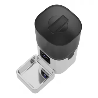 Hranitor automat pentru animale de companie iHunt Smart Pet Feeder 6L Cam, Programabil, Two-Way Talk, Multifunctional, Aplicatie iHuntHome, Contol Portii, Alimentare Dubla 6L, Alb