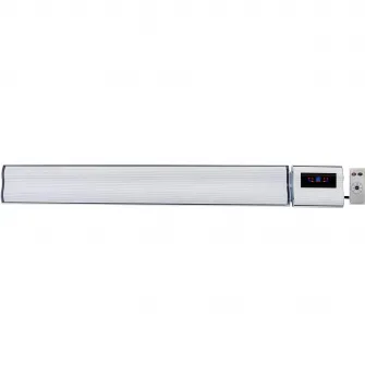 Incalzitor electric cu termostat, aplicatie mobila, 1800W si 900W, ElectricSun, alb, 120x15x6cm