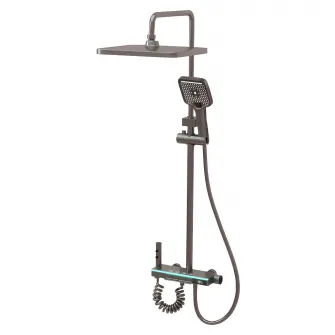 Set de dus smart cu baterie, iHunt C84, Display LED, afisaj digital, 4 moduri, ajustabil