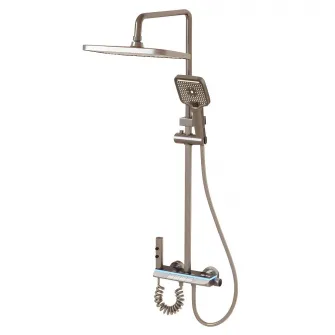 Set de dus smart cu baterie, iHunt C86, Display LED, afisaj digital, 4 moduri de curgere a apei, ajustabil
