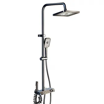 Set de dus smart, iHunt HP060GR, Display LED, afisaj digital, 4 moduri de curgere, ajustabil