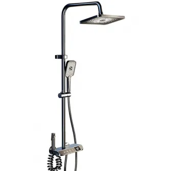 Set de dus smart, iHunt HP060GR, Display LED, afisaj digital, 4 moduri de curgere, ajustabil