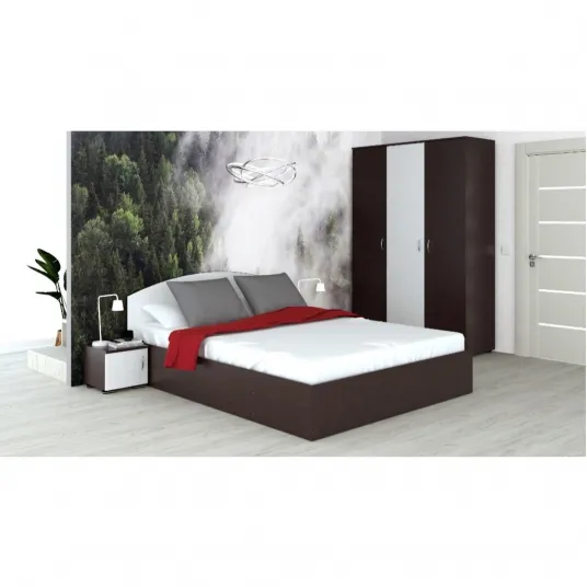 Set dormitor, Siesta, Wenge&alb