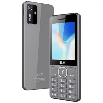 Telefon mobil iHunt i11, 2G, Dual SIM, Bluetooth, 2.8-inch, Camera Foto, Radio FM, Difuzor 2-in-1 Puternic, 1500 mAh, Silver