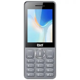 Telefon mobil iHunt i11, 2G, Dual SIM, Bluetooth, 2.8-inch, Camera Foto, Radio FM, Difuzor 2-in-1 Puternic, 1500 mAh, Silver