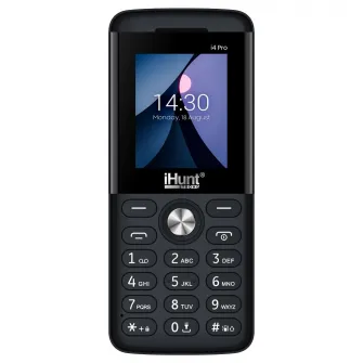 Telefon mobil iHunt i4 PRO, Dual SIM, 2G, Bluetooth, Camera Foto, Radio FM fara cablu, Lanterna, Difuzor puternic 3-in-1, USB-C, Black