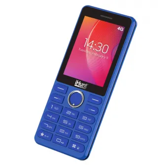 Telefon mobil iHunt i7 4G 2021, Dual SIM, 128MB, 64MB RAM, 4G, Blue