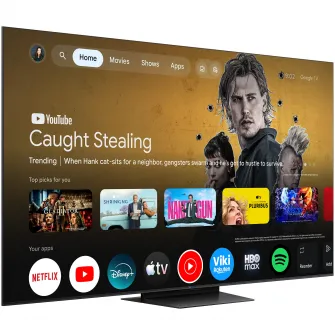 Televizor TCL SQD-MiniLed 75C7L, 189 cm, Smart Google TV, 4K Ultra HD, 144Hz, Sunet Bang & Olufsen, Clasa E (Model 2026)