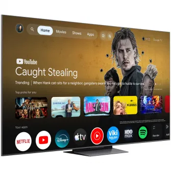 Televizor TCL SQD-MiniLed 75C8L, 189 cm, Smart Google TV, 4K Ultra HD, 144Hz, Sunet Bang & Olufsen, Clasa D (Model 2026)