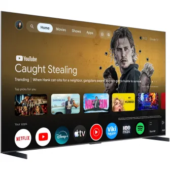 Televizor TCL SQD-MiniLed 98C8L, 248 cm, Smart Google TV, 4K Ultra HD, 144Hz, Sunet Bang & Olufsen, Clasa D (Model 2026)