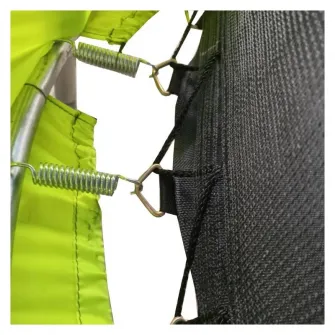 Trambulina AliBibi Fun 55, verde, diametru 144 cm ( 55 inch ), plasa de siguranta, plasa rezistenta UV, structura metal