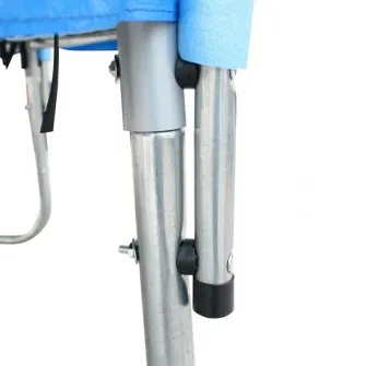 Trambulina DeHome Jumper 3006, diametru 183 cm ( 6 FT ), stalpi curbati tip pampkin, plasa de siguranta, plasa rezistenta UV, structura metal