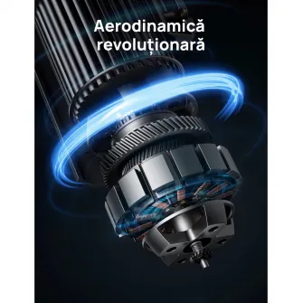 Ventilator Turn Smart DREO Cruiser DR-HTF011S, 9 viteze, 4 functii,106cm, HyperSilent 25dB, oscilatie 90°, negru