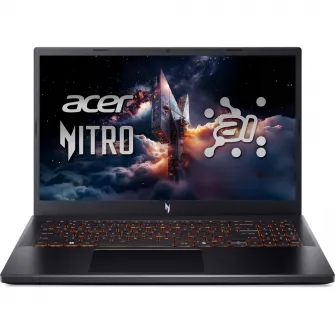 Laptop Gaming ACER Nitro V 15 ANV15-42 / Ryzen 7 7445HS / 144Hz / 16GB DDR5 RAM / 512GB SSD / RTX 3050 6GB / Obsidian Black