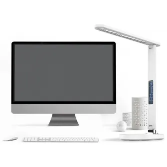 Veioza birou Platinet PDL081DW White