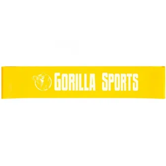 Banda elastica de fitness, Gorilla Sports, Galben