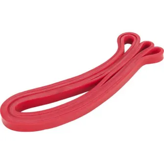Banda elastica de rezistenta, Gorilla Sports, 13 mm, Rosu