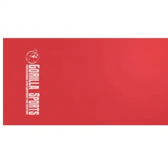 Banda fitness elastica, Gorilla Sports, 120 cm, Latex, Rosu