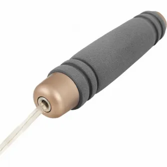 Coarda de sarit Speed Rope, Gorilla Sports, Gri/Auriu, 300 cm