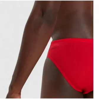 Costum de baie barbati Speedo Eco Endurance+, tip slip, rosu, 34