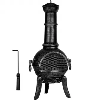Incalzitor terasa, gri/argintiu, 112 cm, STILISTA