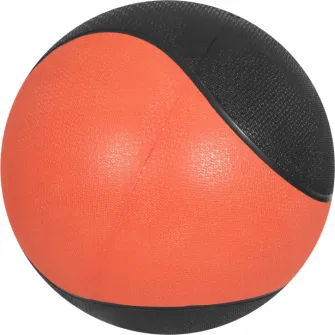 Minge Medicinala, 10 kg, Gorilla Sports, Rosu/Negru, Cauciucata