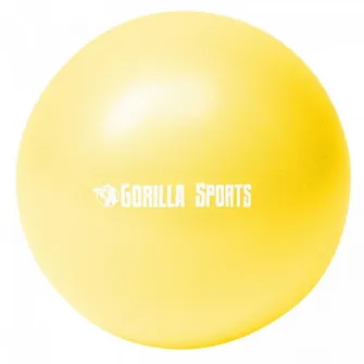 Minge fitness/yoga/pilates, Gorilla Sports, 28 cm, Galben