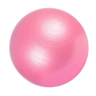 Minge fitness/yoga/pilates, Gorilla Sports, 55 cm, cu pompa, Roz