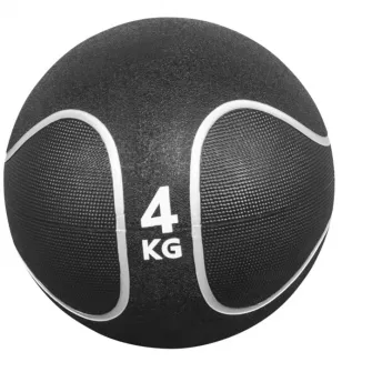 Minge medicinala, 4kg, negru, Gorilla Sports