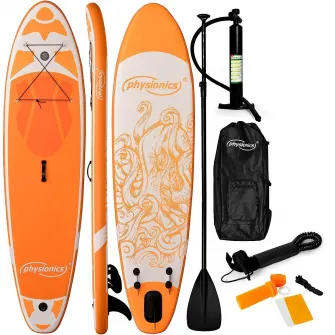 Placa de surf, Physionics, Sup gobflabila, 305x76x12cm, portocalie