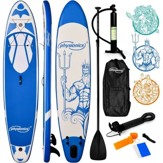 Placa de surf, Physionics, Sup gobflabila, 320x80x15cm, albastru