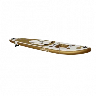 Placa gonflabila Paddle Board Physionics, ?305 x 76 x 12 cm, auriu Anubis