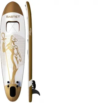 Placa gonflabila Paddle Board Physionics, ?305 x 76 x 12 cm, auriu Bastet