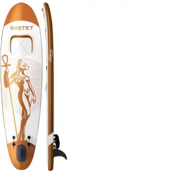 Placa gonflabila Paddle Board Physionics, ?305 x 76 x 12 cm, auriu roz Bastet