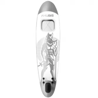 Placa gonflabila Paddle Board Physionics, ?305 x 76 x 12 cm, gri Anubis