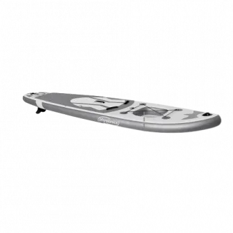 Placa gonflabila Paddle Board Physionics, ?305 x 76 x 12 cm, gri Anubis