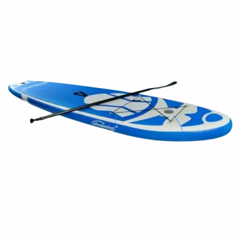 Placa gonflabila Paddle Board Physionics, ?366 x 80 x 15 cm, albastru Poseidon