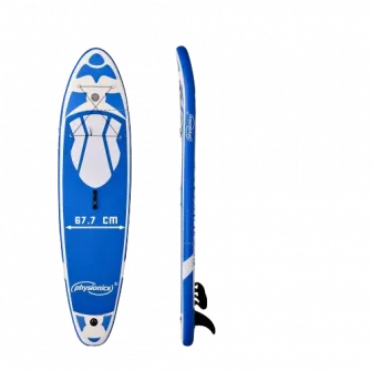 Placa gonflabila Paddle Board Physionics, ?366 x 80 x 15 cm, albastru Poseidon