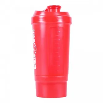 Recipient, Gorilla Sports, Protein Shaker 500 ml, Rosu