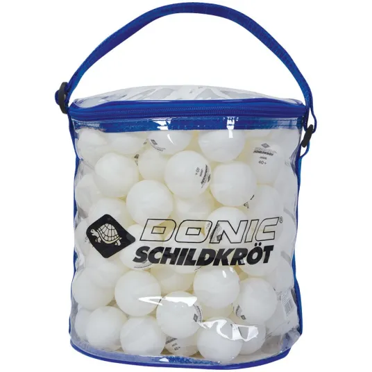 Set 144 mingii tenis de masa Donic Schildkrot Jade 40+ in geanta transport