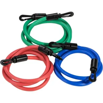 Set cu 3 extensoare cu manere, Gorilla Sports, pentru fitness