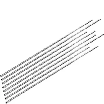 Set de 8 tije pentru masa de fotbal, 15.9mm, grosimea 2mm, TUNIRO