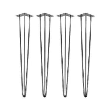 Set picioare de masa din otel, 70 cm, STILISTA