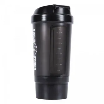 Shaker proteine, 500ml, negru, Gorilla Sports