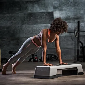 Stepper Fitness, Gorilla Sports, Gri, Plastic